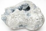 Sky Blue Celestine (Celestite) Crystal Geode - Madagascar #210369-3